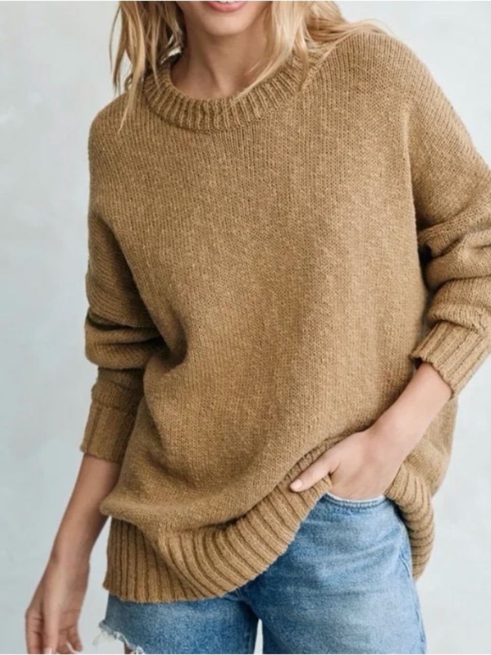 Jenni Kayne Cruise Cocoon Crewneck Safari XXS - Picture 7 of 7